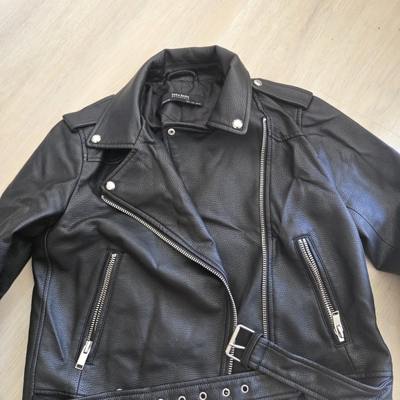 Zara Pleather woman's Jacket - Picture 2 of 6